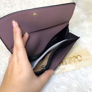 ví nữ cầm tay da bóng mềm