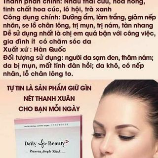 MẶT NẠ DƯỢC LIÊỤ NHAU THAI CỪU PLACENTA AMPLE MASK