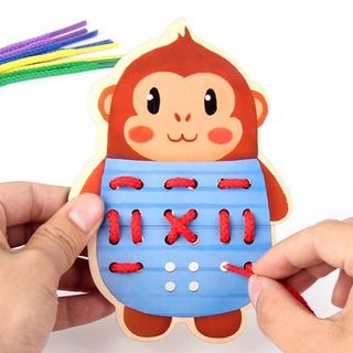 Set kết hợp ghép hình - xỏ dây