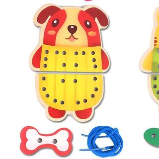 Set kết hợp ghép hình - xỏ dây