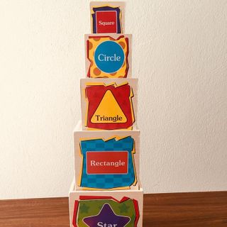 Đồ chơi kết hợp Lồng ghép to nhỏ - Học số - Thả hình khối