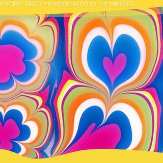 Bộ Sáng tạo màu Marbling Paint