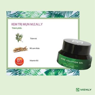 Kem trị mụn dành cho nam giới Menly 20gr