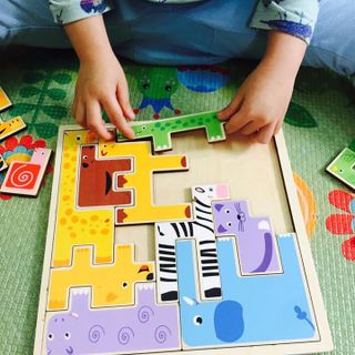Bảng ghép hình con vật- Rèn tư duy logic