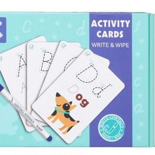 Bộ Thẻ tô Chữ cái và Số- Tẩy Xóa được