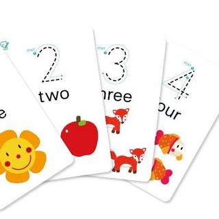 Bộ Thẻ tô Chữ cái và Số- Tẩy Xóa được