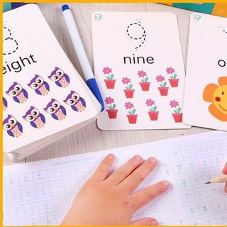 Bộ Thẻ tô Chữ cái và Số- Tẩy Xóa được