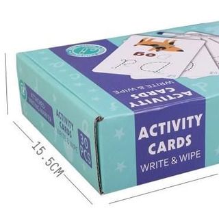 Bộ Thẻ tô Chữ cái và Số- Tẩy Xóa được