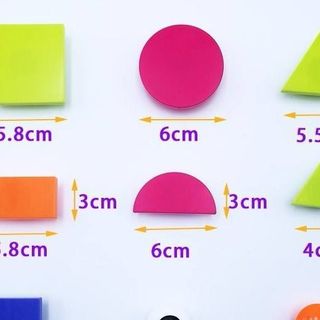 Bộ Nút Cài Nhận biết Hình Khối cơ bản Creative Geometry
