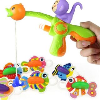 Bộ Đồ chơi Câu cá kết hợp Súng phun nước
