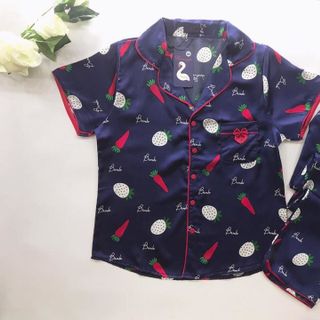 ĐỒ BỘ LỤA SATIN tay dài quần dài hình