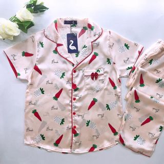 ĐỒ BỘ LỤA SATIN tay dài quần dài hình