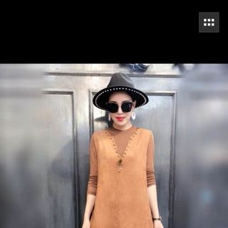 Váy Hoa Nữ Thu Đông Len