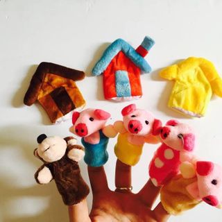 Rối ngón kể chuyện - 3 chú lợn con
