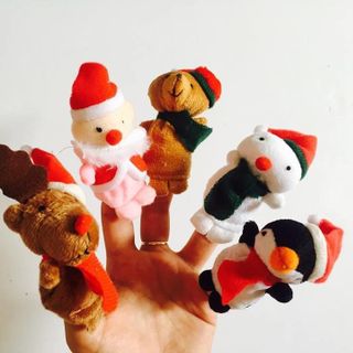 Rối ngón kể chuyện - Chủ đề Giáng Sinh Set gồm 11 con rối