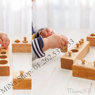 Bộ Núm trụ Montessori