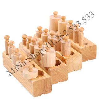 Bộ Núm trụ Montessori