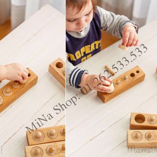Bộ Núm trụ Montessori