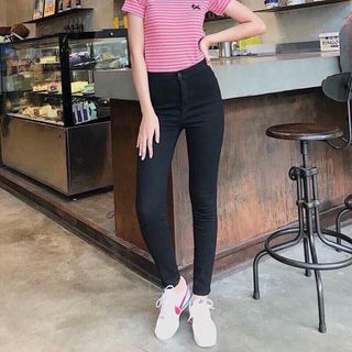 quần jean lưng cao ve sll