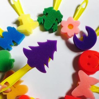 Set 12 khuôn dụng cụ chơi với màu