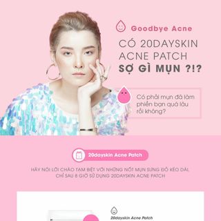 miếng dán mụn cấp tốc