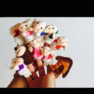 Rối ngón kể chuyện - Chó sói và 7 chú cừu con