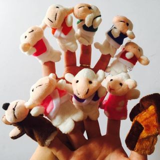 Rối ngón kể chuyện - Chó sói và 7 chú cừu con