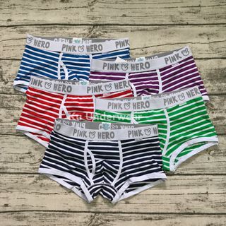 Boxer Pink Hero Sọc Ku Underwear
