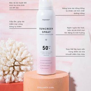 xịt khoáng chống nắng 2in1