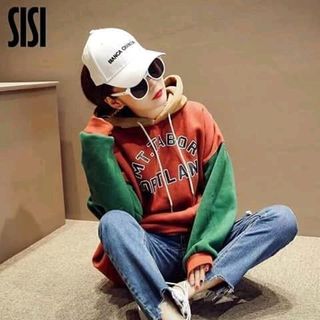 Hoodie phối màu