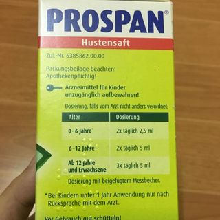 Siro ho Prospan 100ml Đức