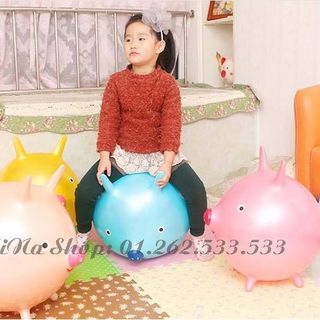 BÓNG NHẢY VẬN ĐỘNG TẬP GYM CHO BÉ