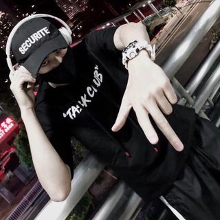 Áo HOODIE Tay Lỡ chạy dây KOREA