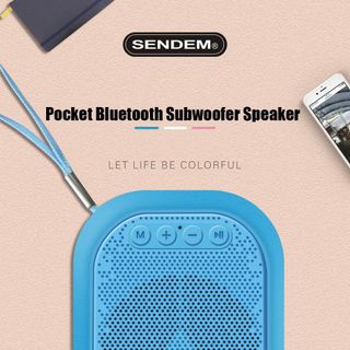 Loa Bluetooth Sendem - Nhỏ gọn - Âm thanh lớn - Thời trang giá sỉ