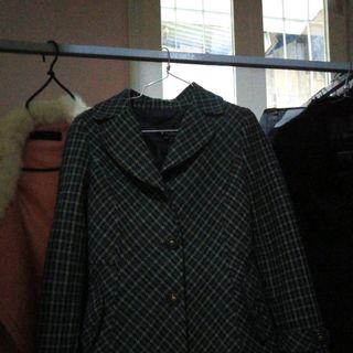 Áo Dạ cổ lông Hàn