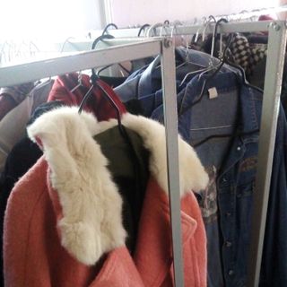 Áo Dạ cổ lông Hàn