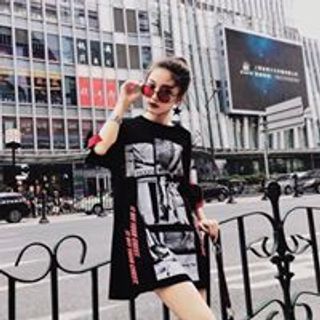 Áo Tay Lỡ Form rộng UNISEX chạy dây Hàn Quốc