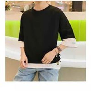 Áo Tay Lỡ Da Cá Form UNISEX