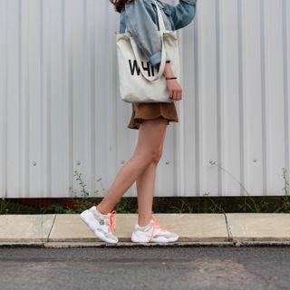 Giày Bata phối lưới nữ