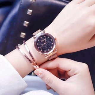 Đồng hồ nữ dây nam châm lưới