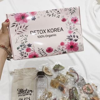 30 gói detox trái cây sấy khô tặng bình 600ml và hộp