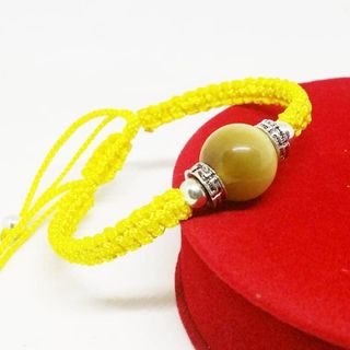 vòng tay phong thủy đá mắt hổ tết dây giá sỉ