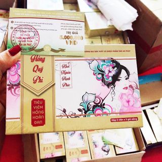 Viên đặt Tiêu viêm phụ khoa Hồng Quý Phi