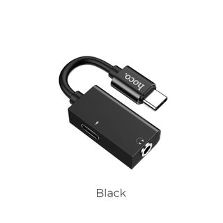 Hoco - Jack chuyển đổi 2 in 1 LS14 Type C - 1 đầu sạc Type C - 1 đầu tai nghe 35
