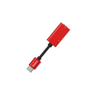 Hoco - Jack chuyển đổi 2 in 1 LS14 Type C - 1 đầu sạc Type C - 1 đầu tai nghe 35