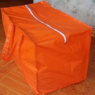 Túi bạt đựng đồ xanh cam dày chắc chắn đáy rộng 40cm