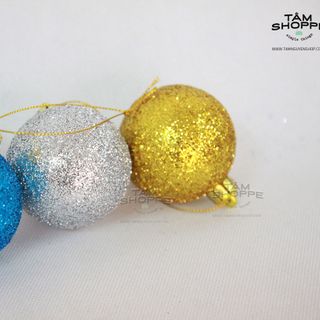 Trái châu kim tuyến 6cm giá sỉ