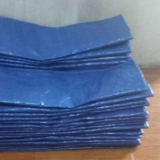 Túi bạt đựng đồ xanh cam dày chắc chắn đáy rộng 40cm