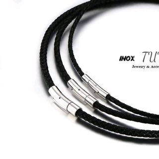 KHÓA INOX DÂY CHUYỀN CAO SU ĐEN