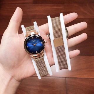 Đồng hồ nữ DIORSS đồng hồ dây kim loại